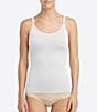 Color:White - Image 1 - Socialight Scoop Neck Sleeveless Adjustable Strap Cami