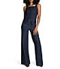 Spanx Denim Square Neckline Button Front Vest, Color:Raw Indigo Wash - Image 3