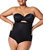 Color:Very Black - Image 1 - High-Waisted Shaping Brief