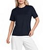 SPANX® Lightweight Cotton Crewneck Tee - Image 1