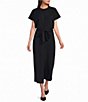 Spanx Long Sleeve Drape A-Line Maxi Dress - Image 1
