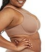 Color:Caf Au Lait - Image 3 - Low Profile Molded Cup Minimizer Unlined Bra