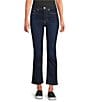 Spanx ReDefine Kick Flare Cropped Denim Jeans, Color:Dark Indigo - Image 1