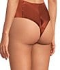 Color:Burnt Rust - Image 2 - Shaping Satin Thong