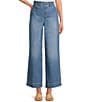 Spanx SPANXshape™ EveryWear Cropped Wide Leg Jeans, Color:Stonewashed Blue - Image 1