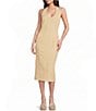 Spanx SPANXshape Halter Sleeveless Ponte Midi Dress - Image 1