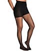 Spanx SPANXshape™ Micro Fishnet Tights, Color:Very Black - Image 1