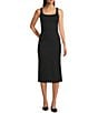 Spanx SPANXshape™ Ponte Midi Tank Dress, Color:Classic Black - Image 4