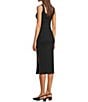 Spanx SPANXshape™ Ponte Midi Tank Dress, Color:Classic Black - Image 5