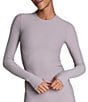 Spanx SPANXsmooth™ OnForm Coordinating Long Sleeve Crew Neck Knit Top, Color:Coastal Fog - Image 1