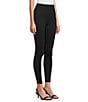 Spanx Super Smooth Perfect Fit Ponte Zip Ankle Length Pull On Leggings, Color:Classic Black - Image 6