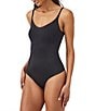 Color:Very Black - Image 3 - Thinstincts 2.0 Cami Thong Bodysuit