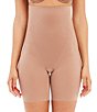 Color:Cafe Au Lait - Image 1 - Thinstincts 2.0 High-Waisted Mid Thigh Shorts