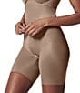 Color:Cafe Au Lait - Image 3 - Thinstincts 2.0 High-Waisted Mid Thigh Shorts