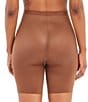 Color:Chestnut Brown - Image 2 - Thinstincts 2.0 Mid-Thigh High Waist Shorts