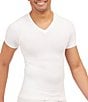 Color:Bright White - Image 1 - Ultra Sculpt V-Neck T-Shirt