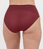 Color:Sangria - Image 2 - Undie-tectable Mid Rise Brief Panty