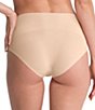 Color:Soft Nude - Image 2 - Undie-tectable Mid Rise Brief Panty