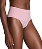 Spanx SPANXsupersmooth™ Undie-tectable Thong, Color:Fleur - Image 1