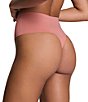 Spanx SPANXsupersmooth™ Undie-tectable Thong, Color:Rose Quartz - Image 2