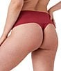 Color:Wild Rose - Image 2 - Undie-Tectable Thong Panty