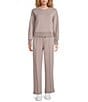 Spanx AirEssentials® Luxe Coordinating Long Sleeve Knit Crewneck Sweatshirt, Color:Coastal Fog - Image 3