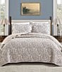 Spartina 449 Jonas Hundred Scalloped Cotton Reversible Mini Quilt Set - Image 1
