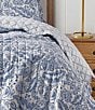 Spartina 449 Peeples Song Cotton Reversible Quilt Mini Set, Color:Blue - Image 3