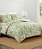 Spartina 449 Queenie Tropical Reversible Comforter Mini Set, Color:Seafoam - Image 1