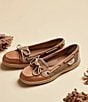 Color:Linen - Image 6 - Angelfish Leather Boat Shoes