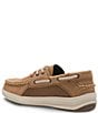 Color:Dark Tan - Image 3 - Boys' Gamefish Leather Boat Shoes (Youth)