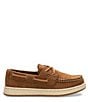 Color:Brown - Image 2 - Boys' Sperry Cup II Leather Boat Shoes (Youth)