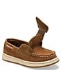 Color:Brown - Image 6 - Boys' Sperry Cup II Leather Jr Boat Shoes (Infant)