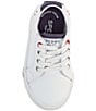 Color:White - Image 5 - Kids' Striper II Junior Leather Sneakers (Toddler)
