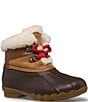 Color:Tan - Image 1 - Girls' Alpine Saltwater Faux Shearling Cold Weather Duck Boots (Toddler)