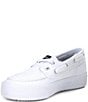 Color:White - Image 4 - Girls' Bahama Platform Sneakers (Youth)