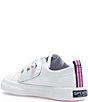 Color:White - Image 3 - Girls' Crest Vibe Jr Leather Sneakers (Infant)