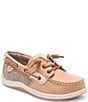 Color:Linen/Oat - Image 1 - Girls' Songfish Boat Shoes (Youth)