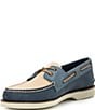 Color:Blue Multi - Image 4 - Men's Authentic Original Double Sole Tri-Tone Boat Shoes