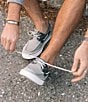 Color:Salt Washed Grey/Navy - Image 6 - Men's Bahama II Canvas Boat Sneakers