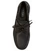 Color:Black Out - Image 5 - Men's Billfish 3-Eye Leather Boat Shoes