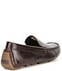 Color:Amaretto - Image 2 - Men's Davenport Leather Penny Loafers