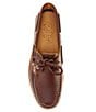 Color:Brown - Image 5 - Men's Gold Authentic Original Orleans Leather Lace-Up Boat Shoes