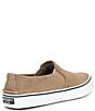 Color:Taupe - Image 2 - Men's Perforated Striper Slip-Ons