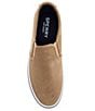 Color:Taupe - Image 5 - Men's Perforated Striper Slip-Ons