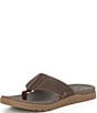 Color:Brown - Image 4 - Men's Santa Cruz II Thong Sandals