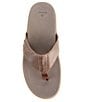 Color:Brown - Image 5 - Men's Santa Cruz II Thong Sandals