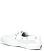 Color:White - Image 3 - Men's Soletide 2-Eye Lace-Up Perforated Sneakers
