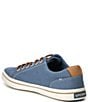Color:Blue - Image 3 - Men's Striper II Linen Lace-To-Toe Sneakers