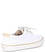 Color:White - Image 2 - Men's Striper II SeaCycled Twill Sneakers